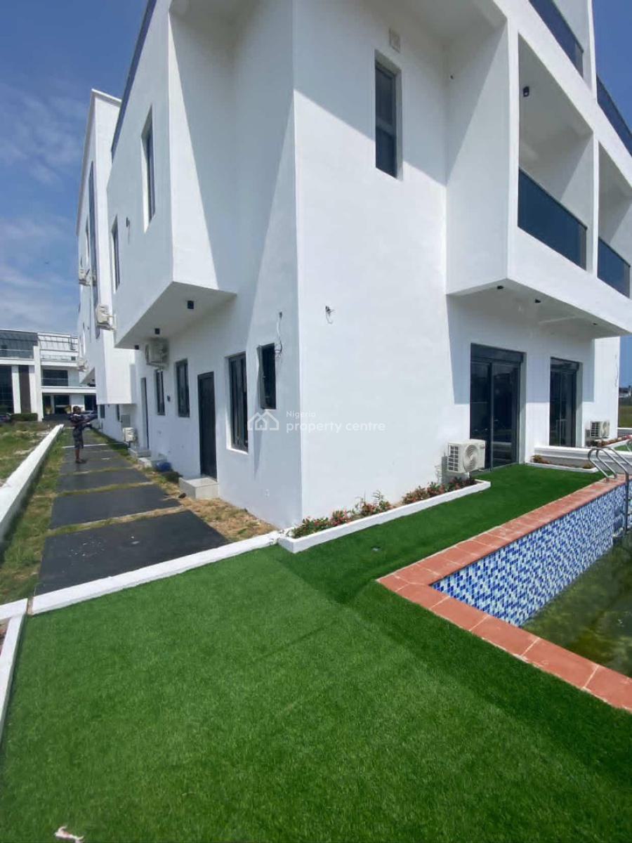 Luxury Massive 4 Bedroom Duplex with a Bq in a Secured Estate, Cowrie Creek, Ikate, Lekki, Lagos, Semi-detached Duplex for Sale