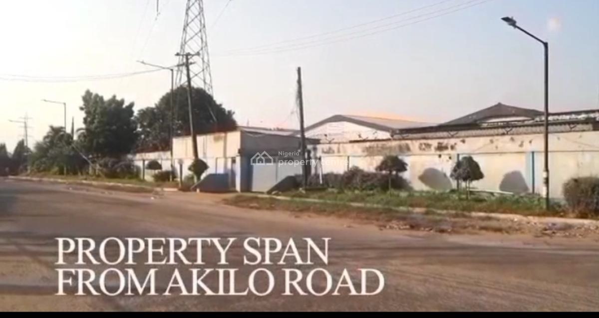 Corner Plot Property  on a Land Measuring 2.5 Acres, Akilo, Ogba, Ikeja, Lagos, Mixed-use Land for Sale
