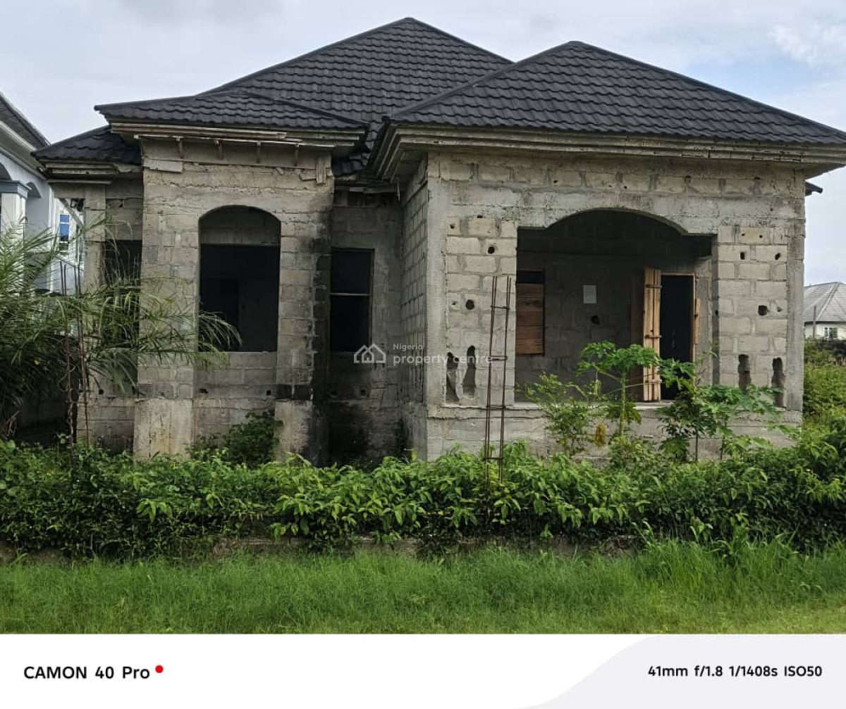 Un Completed Building with Land, Mutual Estate ,ogunfayo, Ibeju Lekki, Lagos, House for Sale
