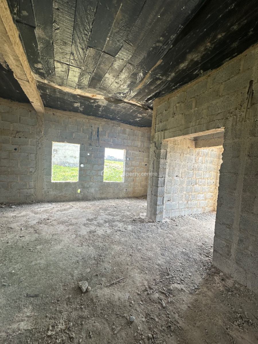 Excellent Distress 4 Bedroom Duplex Carcass with Bq, By Von Estate Road, Lugbe District, Abuja, Detached Duplex for Sale