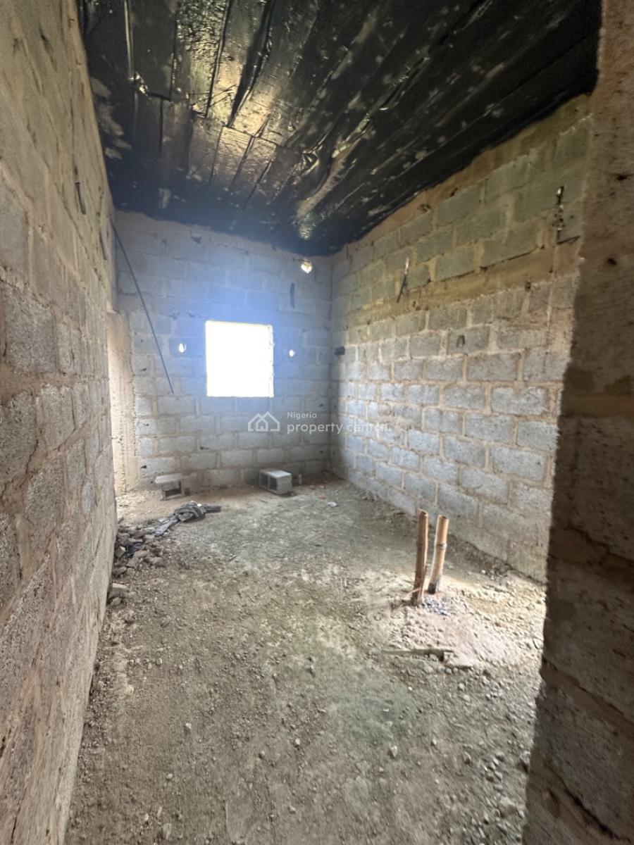 Excellent Distress 4 Bedroom Duplex Carcass with Bq, By Von Estate Road, Lugbe District, Abuja, Detached Duplex for Sale