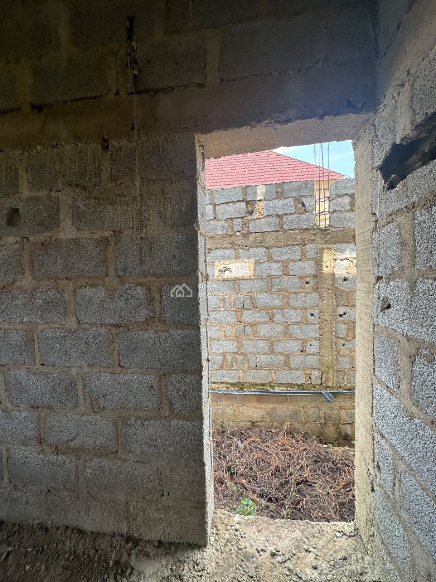 Excellent Distress 4 Bedroom Duplex Carcass with Bq, By Von Estate Road, Lugbe District, Abuja, Detached Duplex for Sale