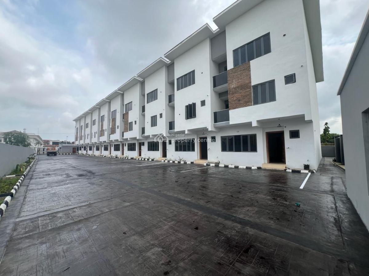 Brand New 4 Bedroom Terrace with a Room Bq, Lekki Phase 1, Lekki, Lagos, Terraced Duplex for Rent