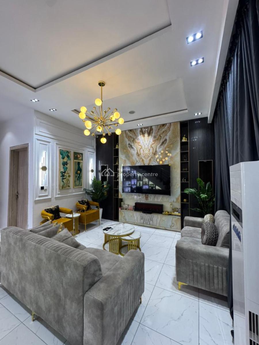 Furnished 4 Bedroom Terrace Duplex with Bq in Serene Estate, Orchid Road, Lekki, Lagos, Terraced Duplex for Sale