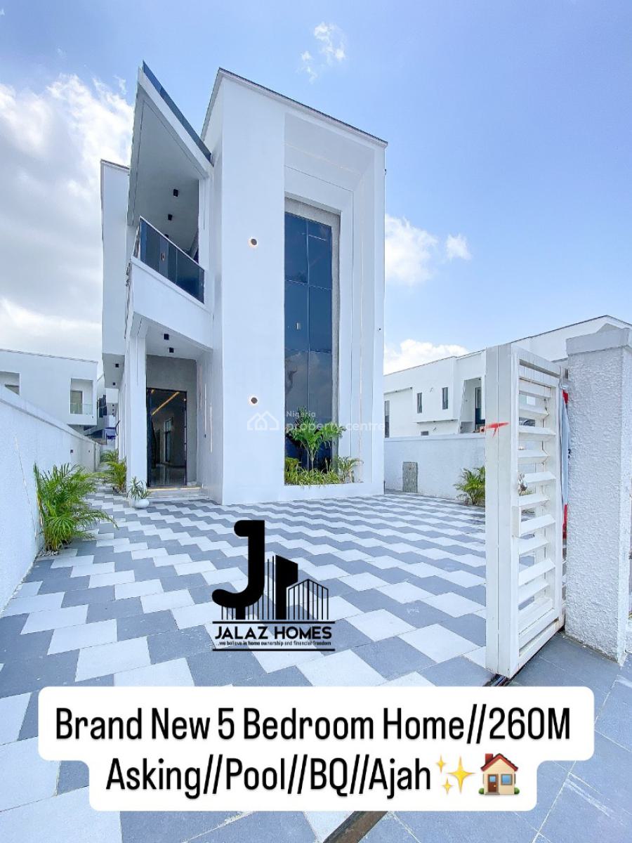 Contemporary 5 Bedroom Detached Duplex, Ajah, Lagos, House for Sale