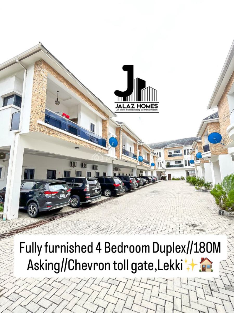 Brand New 4 Bedroom Terraced Duplex Home, Lekki, Lagos, House for Sale