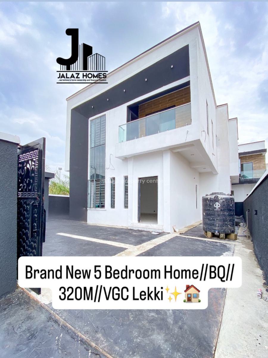 Brand New 5 Bedroom Detached Home with a Bq, Lekki, Lagos, House for Sale
