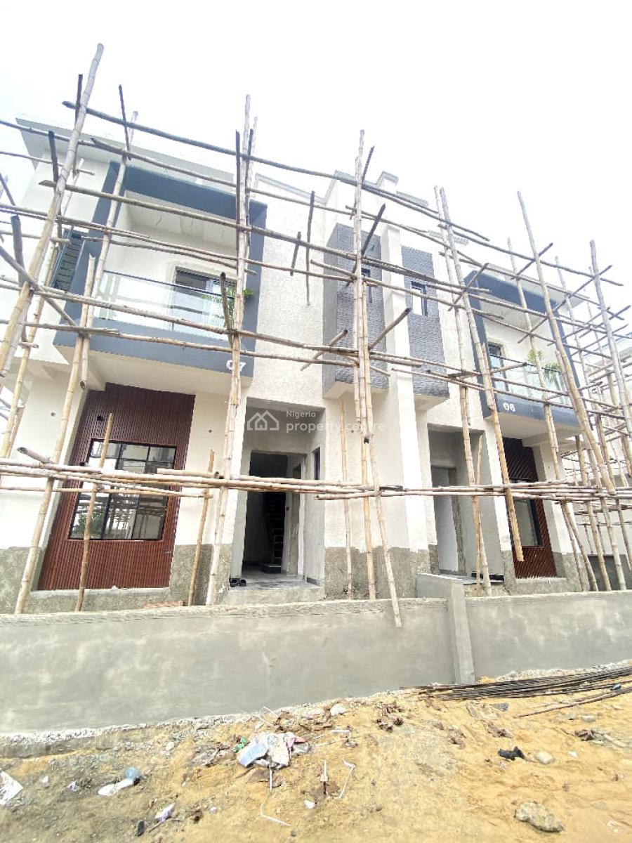 Off Plan 4 Bedroom Terrace Duplex in a Secure Estate, Abraham Adesanya, Ajah, Lagos, Terraced Duplex for Sale