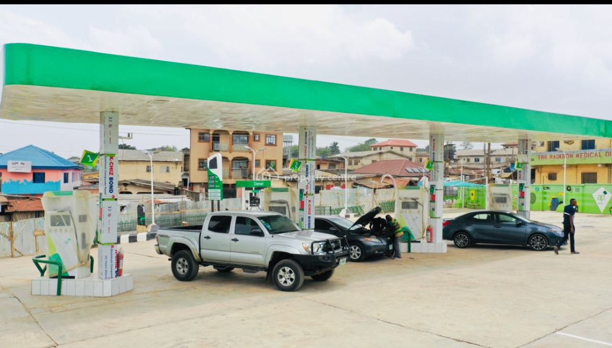 Filling Station on an Ever Busy Road with Proximity to The Bus Stop, Ajuwon Alagbole Road Via Ojodu Berger, Ojodu Berger, Ojodu, Lagos, Filling Station for Sale