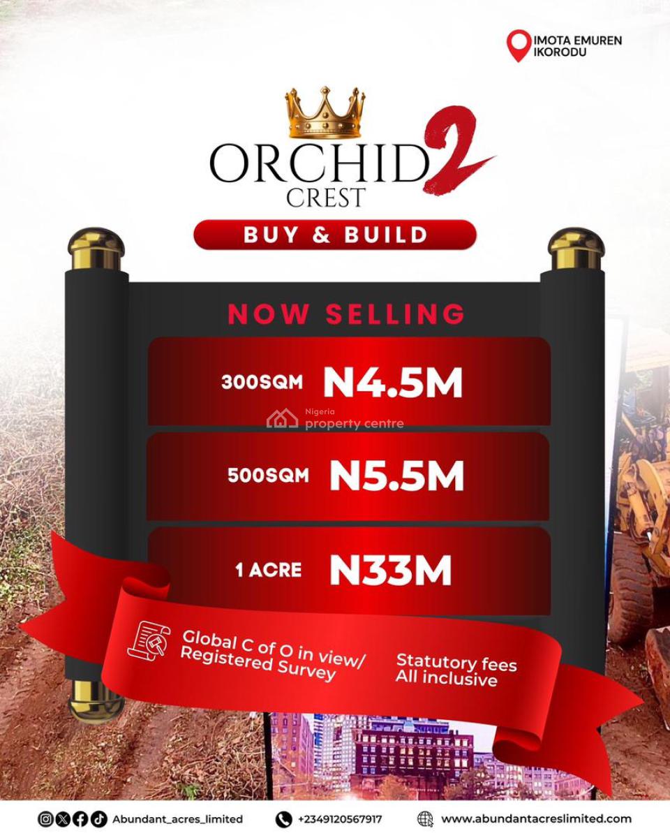 Most Affordable C of O Estate Close to The Road Instant Allocation, Very Affordable Instant Allocation C of O Land in Emuren, Imota., Imota, Ikorodu, Lagos, Residential Land for Sale