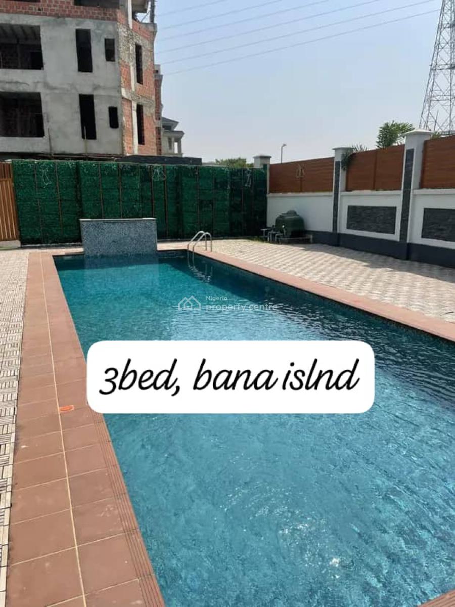 Fully Furnished 3 Bedroom Apartment with Bq, Pool, Gym & Elevator, Banana Island, Ikoyi, Lagos, Flat / Apartment for Rent