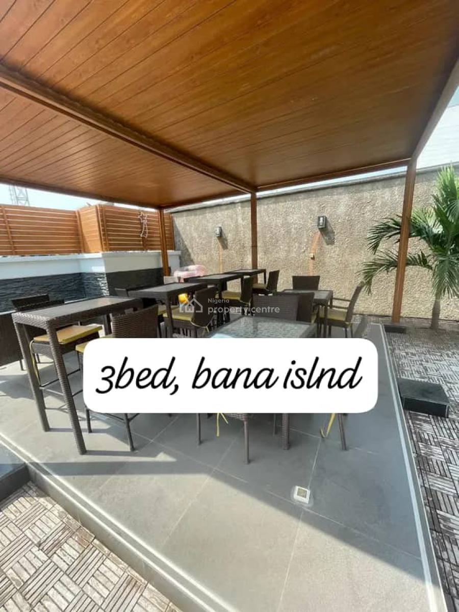 Fully Furnished 3 Bedroom Apartment with Bq, Pool, Gym & Elevator, Banana Island, Ikoyi, Lagos, Flat / Apartment for Rent