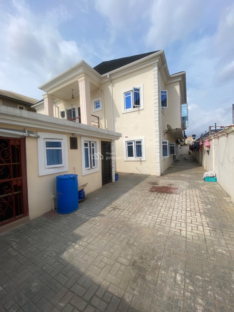 Relatively New Block of 10 Flats with Gatehouse, Ago Palace, Isolo, Lagos, Block of Flats for Sale