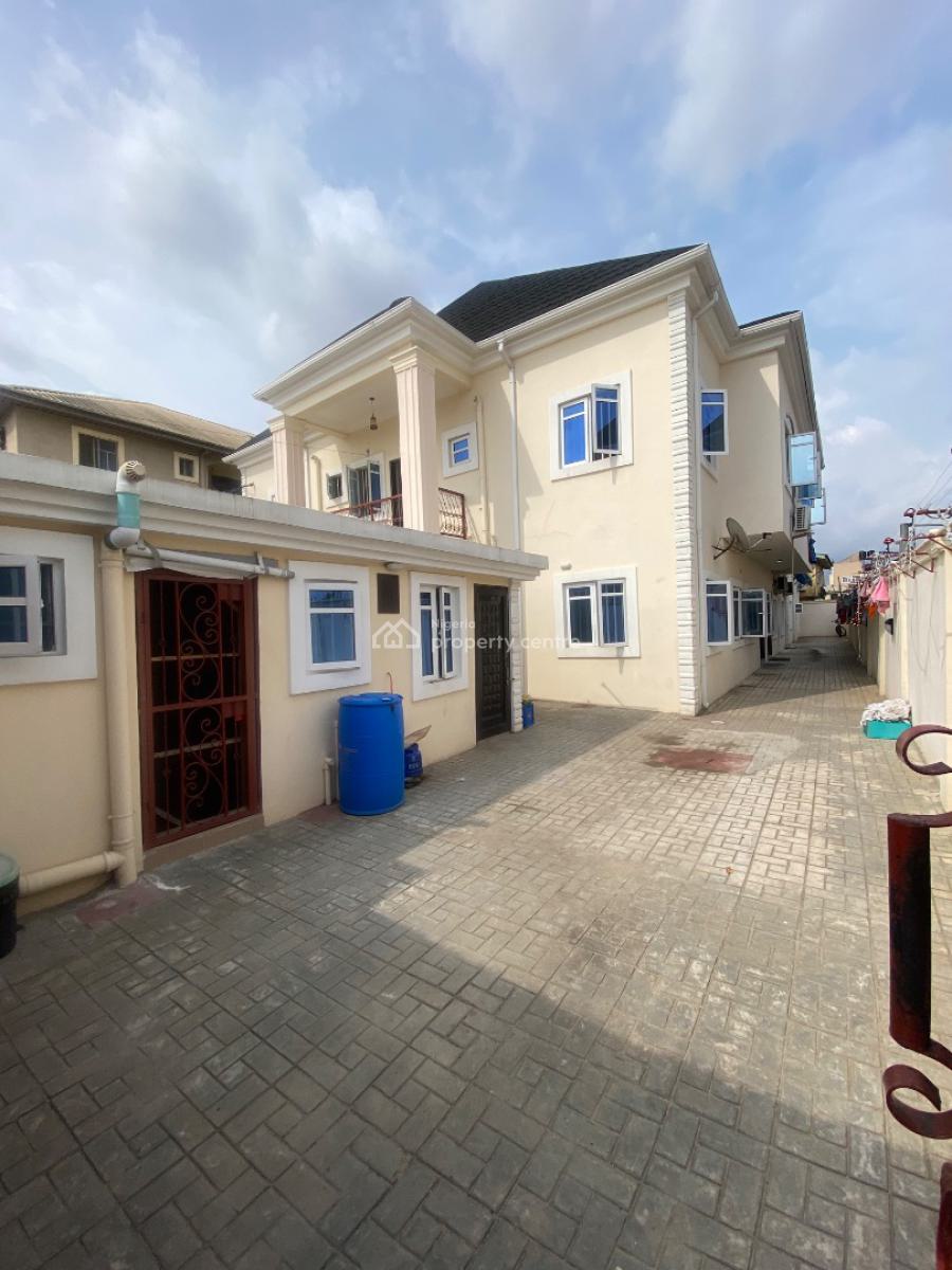 Relatively New Block of 10 Flats with Gatehouse, Ago Palace, Isolo, Lagos, Block of Flats for Sale