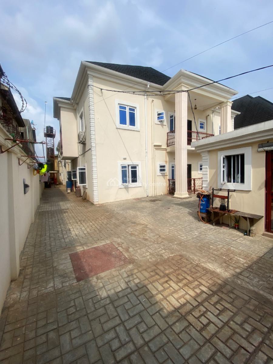 Relatively New Block of 10 Flats with Gatehouse, Ago Palace, Isolo, Lagos, Block of Flats for Sale