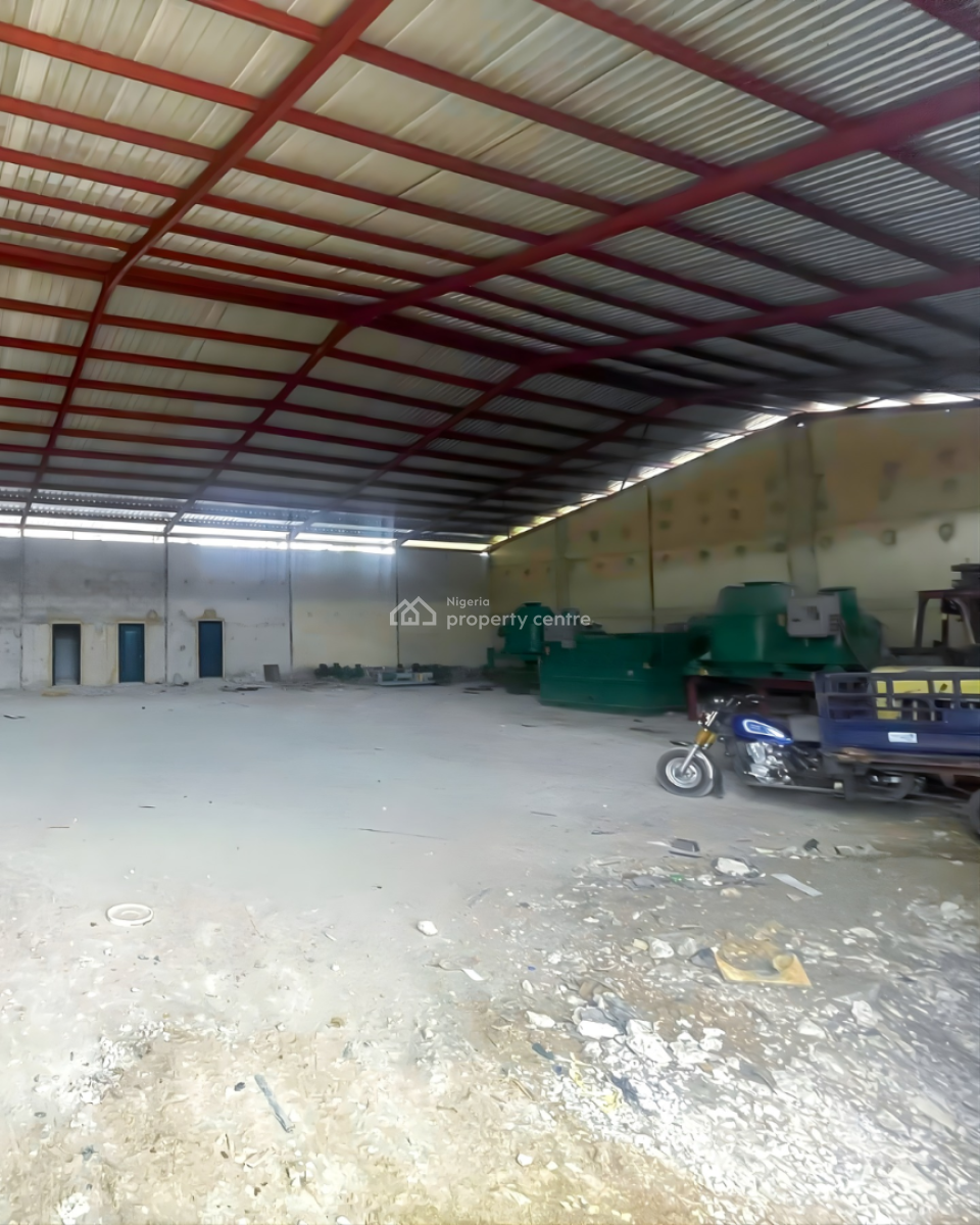 670sqm Warehouse with 4 Rooms Office Space, Trans Amadi, Port Harcourt, Rivers, Warehouse for Rent