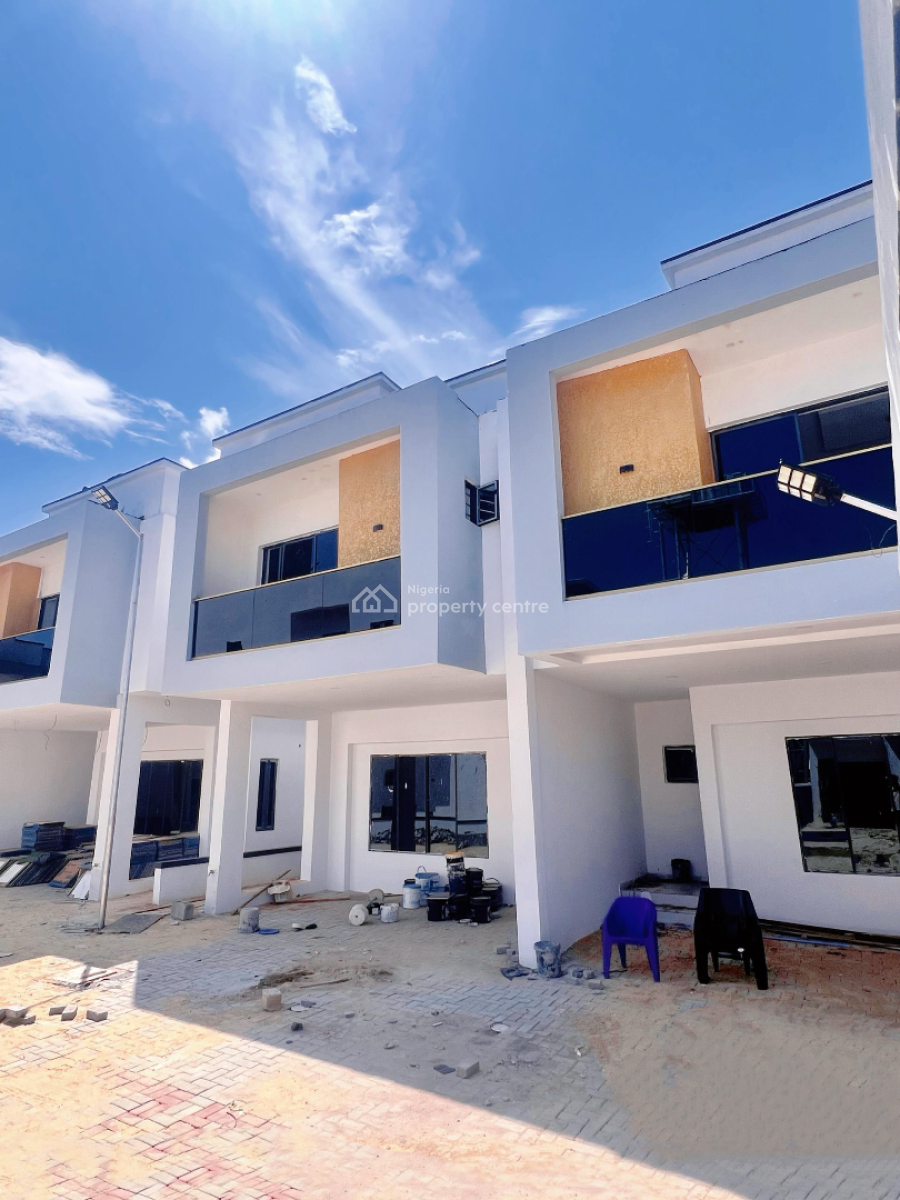 Luxury & Serviced 3 Bedroom Duplex with a Bq, Ajayi Apata Estate Sangotedo, Ajah, Lagos, Terraced Duplex for Rent