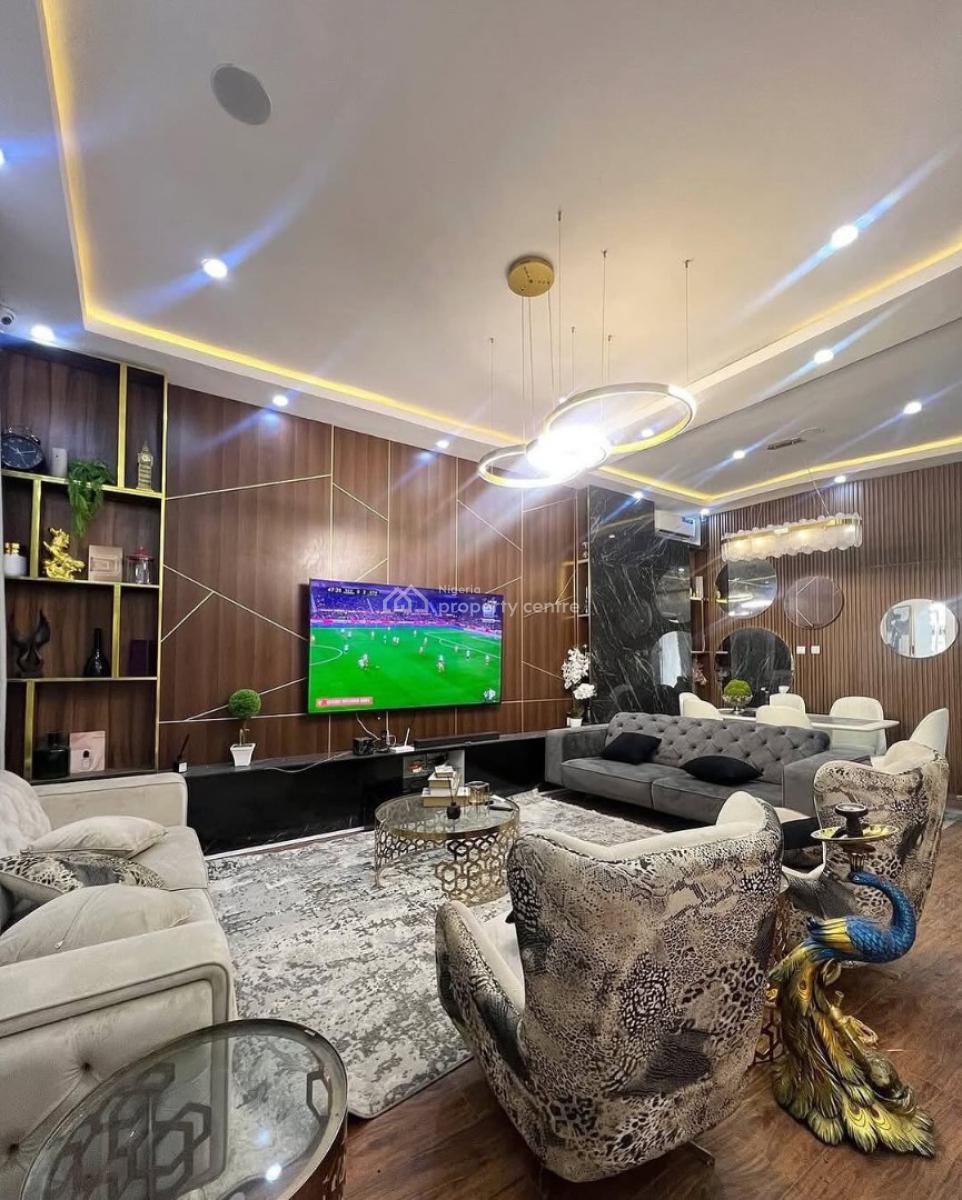 4-bedroom Furnished Detached Duplex with Service Quarter, Chevron Drive, Lekki, Lagos, Detached Duplex for Rent