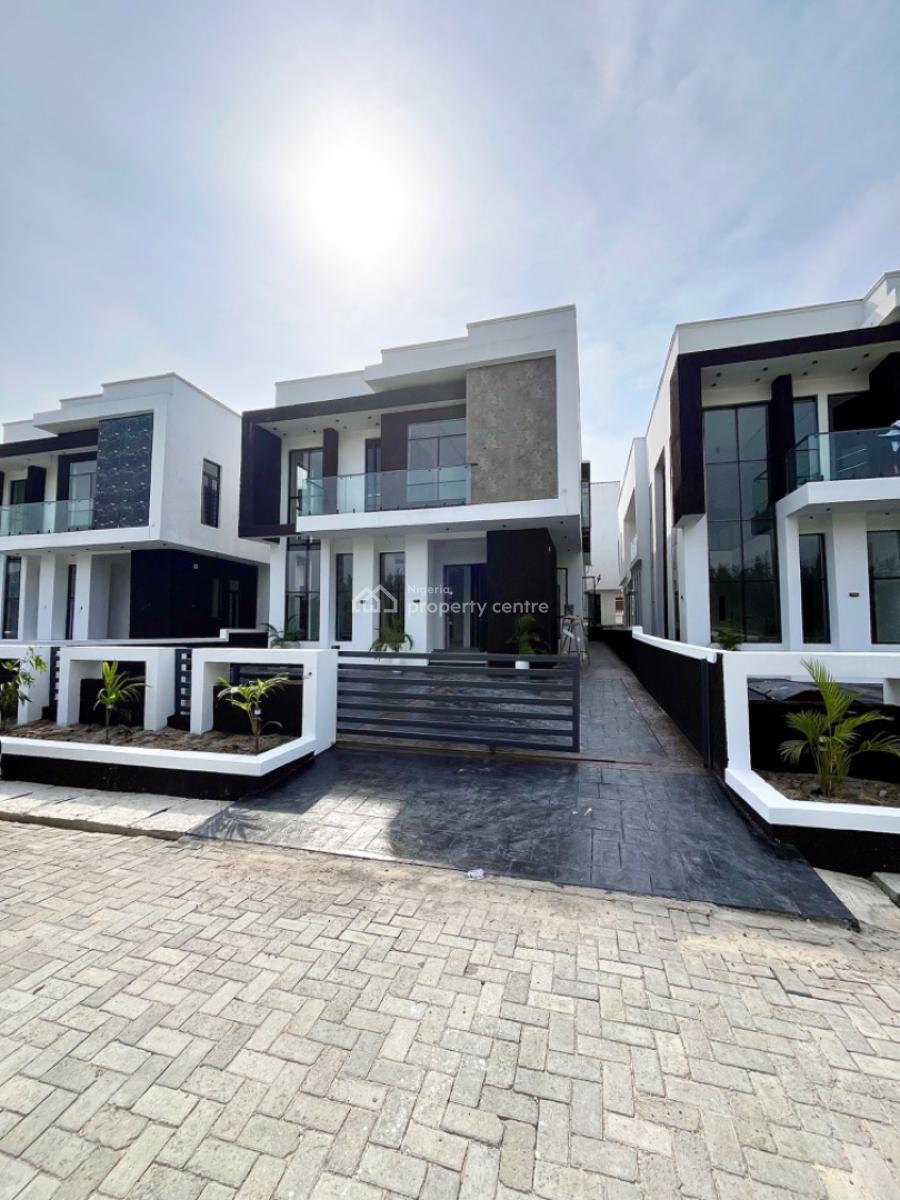 Contemporary 5 Bed Detached Duplex with Bq, & Swimming Pool, Ikota, Lekki, Lagos, Detached Duplex for Sale