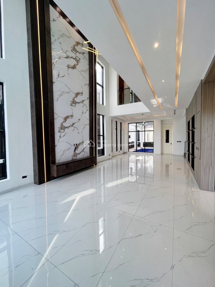 Contemporary 5 Bed Detached Duplex with Bq, & Swimming Pool, Ikota, Lekki, Lagos, Detached Duplex for Sale