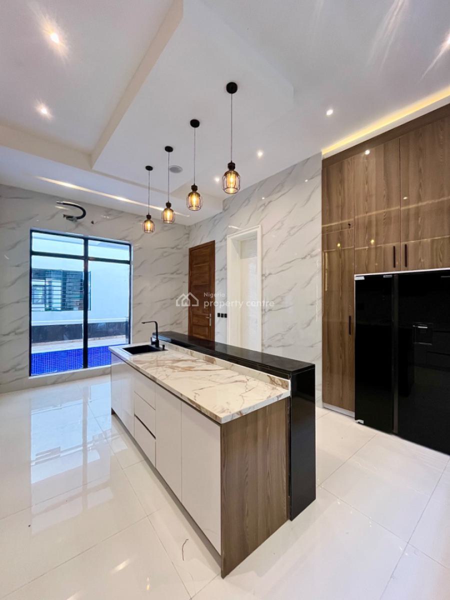 Contemporary 5 Bed Detached Duplex with Bq, & Swimming Pool, Ikota, Lekki, Lagos, Detached Duplex for Sale