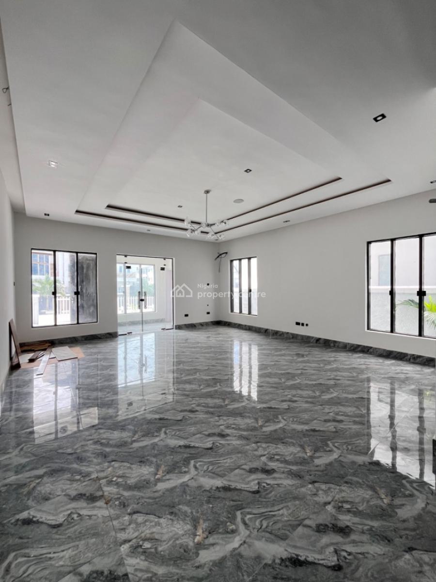 Contemporary 5 Bed Detached Duplex with Bq, & Swimming Pool, Osapa London, Lekki, Lagos, Detached Duplex for Sale