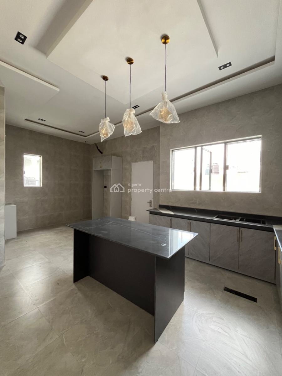 Contemporary 5 Bed Detached Duplex with Bq, & Swimming Pool, Osapa London, Lekki, Lagos, Detached Duplex for Sale