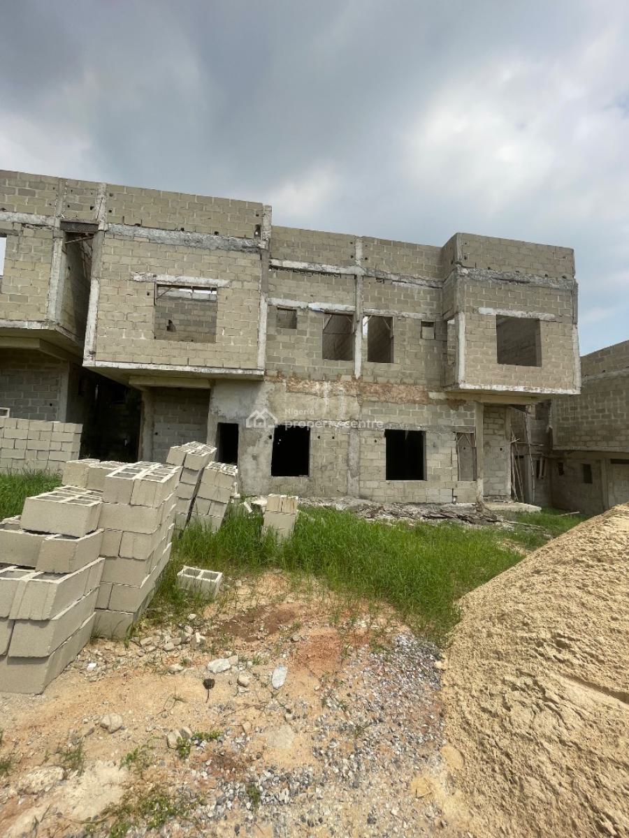 3 Bedroom Terrace Duplex with Bq Carcass, Sterling Heights Estate, Ketu, Lagos, Terraced Duplex for Sale