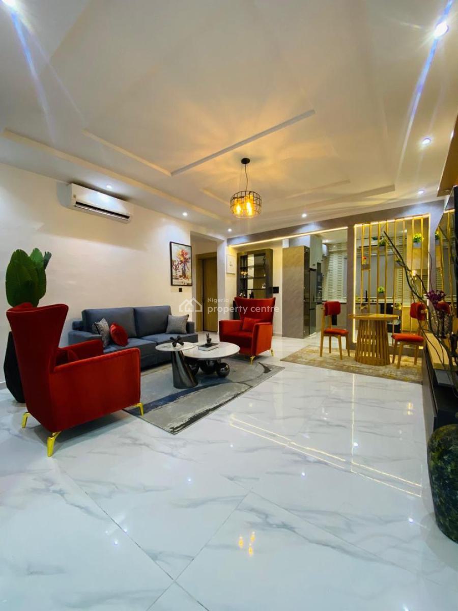 Premium Fully Furnished 2 Bedroom Apartment for Short Stay., Close to Romey Garden Estate, Salem Ikate, Ikate, Lekki, Lagos, Flat / Apartment Short Let