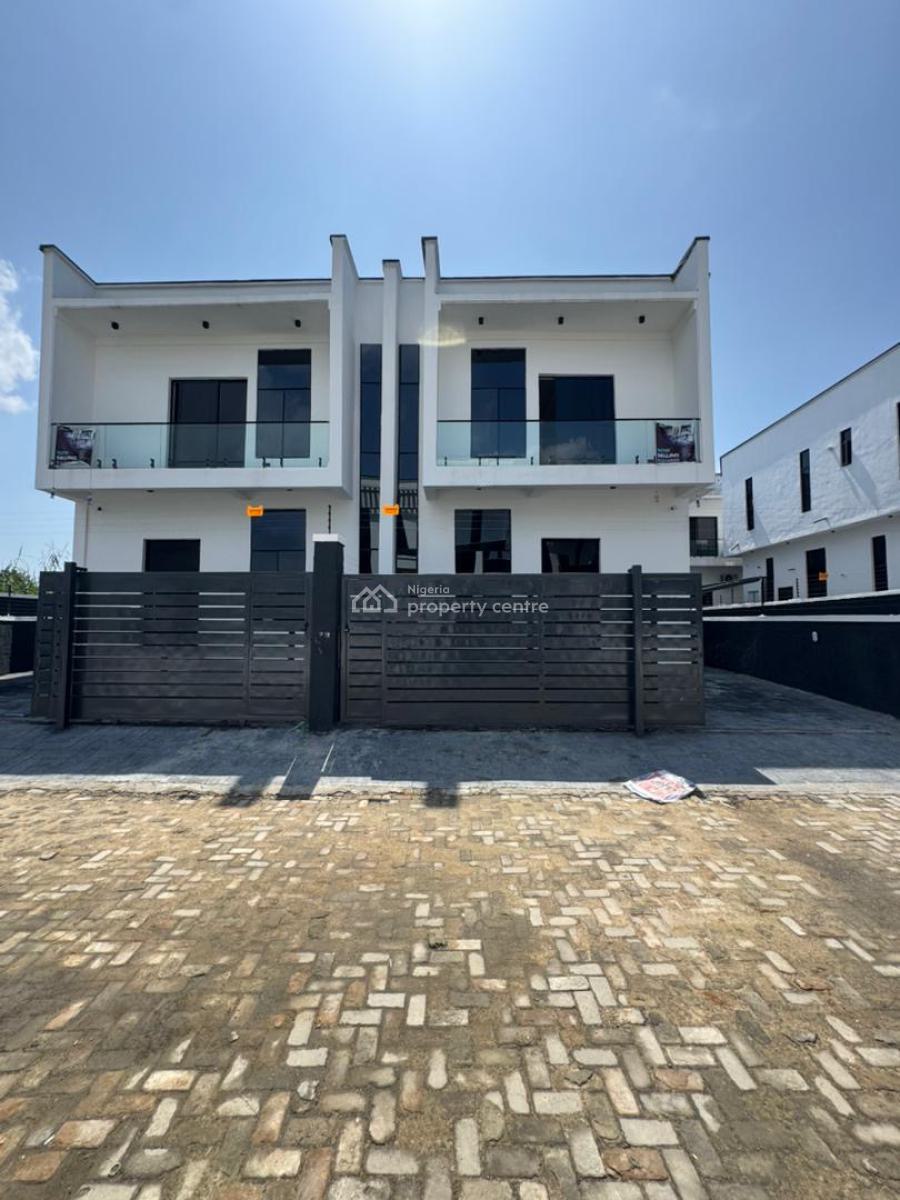 Lovely, Newly Built 4 Bedroom Semi Detached Duplex with Bq, Chevron Toll Gate, Orchid, Lekki, Lagos, Semi-detached Duplex for Sale