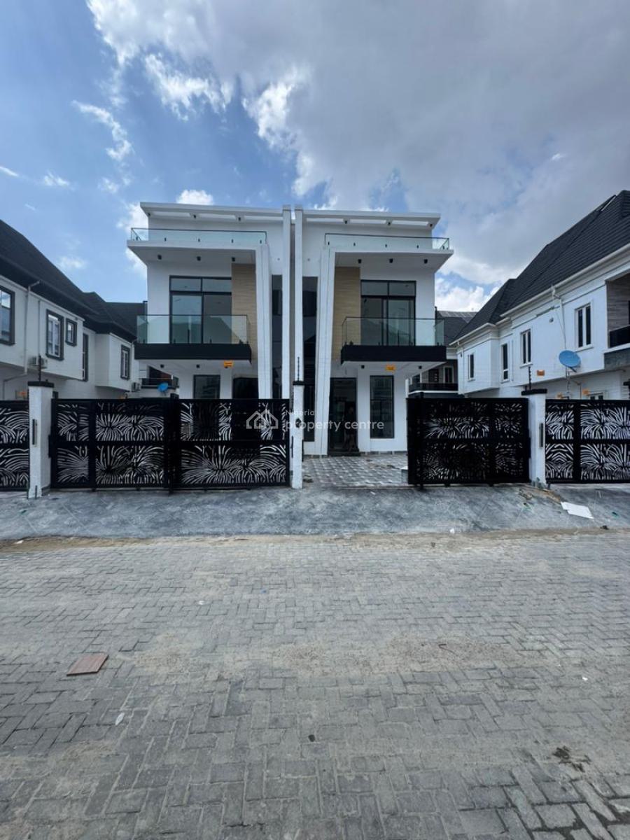 Aesthetically Pleasing , Newly Built 4 Bedroom Semi Detached Duplex, Chevron Toll Gate, Orchid, Lekki, Lagos, Semi-detached Duplex for Sale