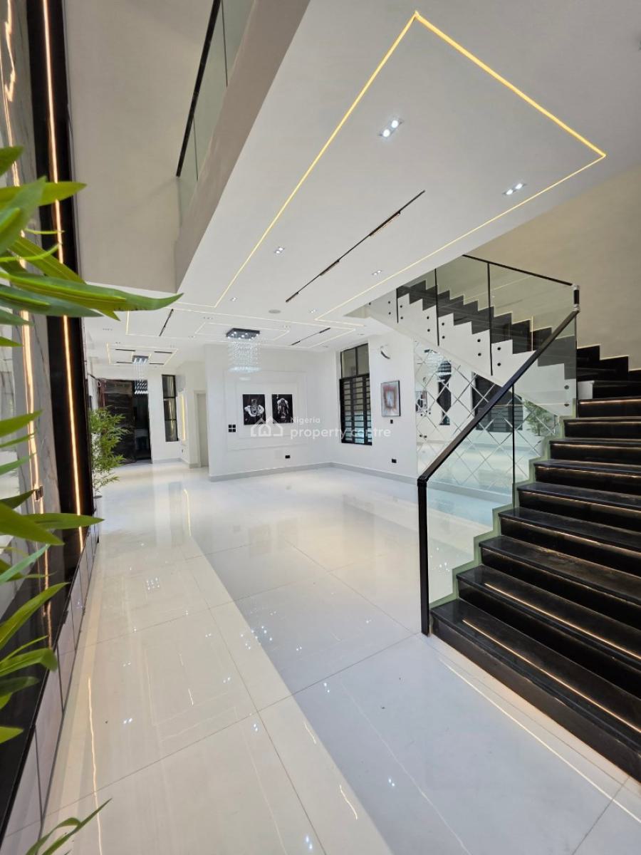 Elegant 5 Bedrooms Fully Detached Duplex with Swimming Pool and Bq, Chevron Toll Gate, Lekki, Lagos, Detached Duplex for Sale