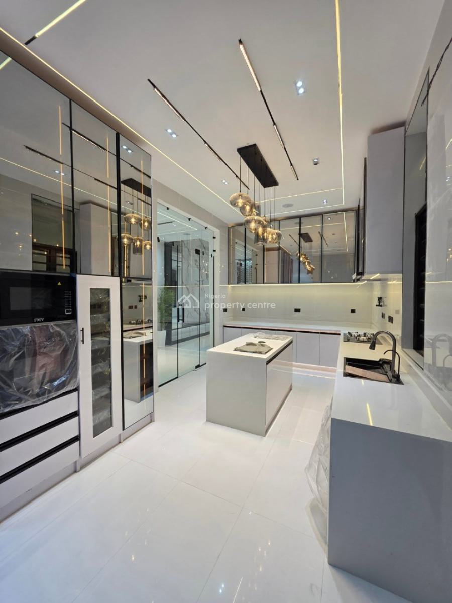 Elegant 5 Bedrooms Fully Detached Duplex with Swimming Pool and Bq, Chevron Toll Gate, Lekki, Lagos, Detached Duplex for Sale