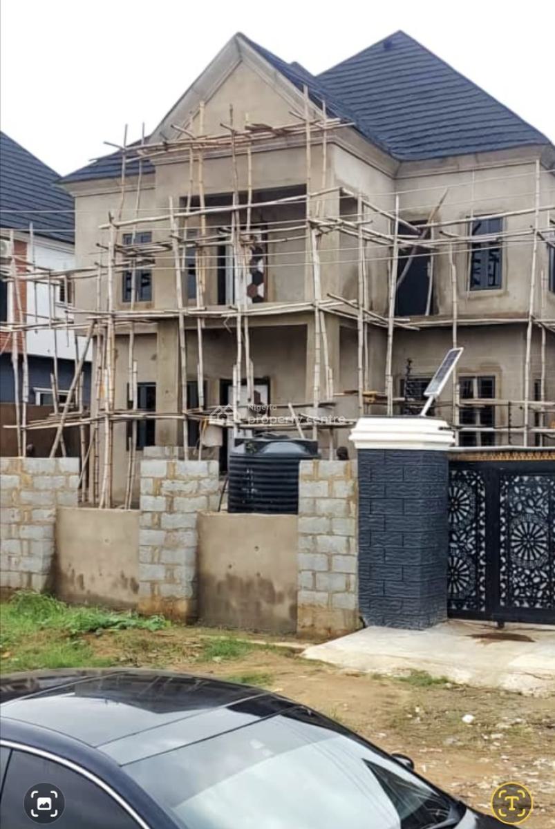 a Strongly Built Pre Finished 5bedroom Detached Duplex, Off Emmanuel Mbaka Bolivia, Lugbe, Airport Road, Abuja, Lugbe District, Abuja, Detached Duplex for Sale