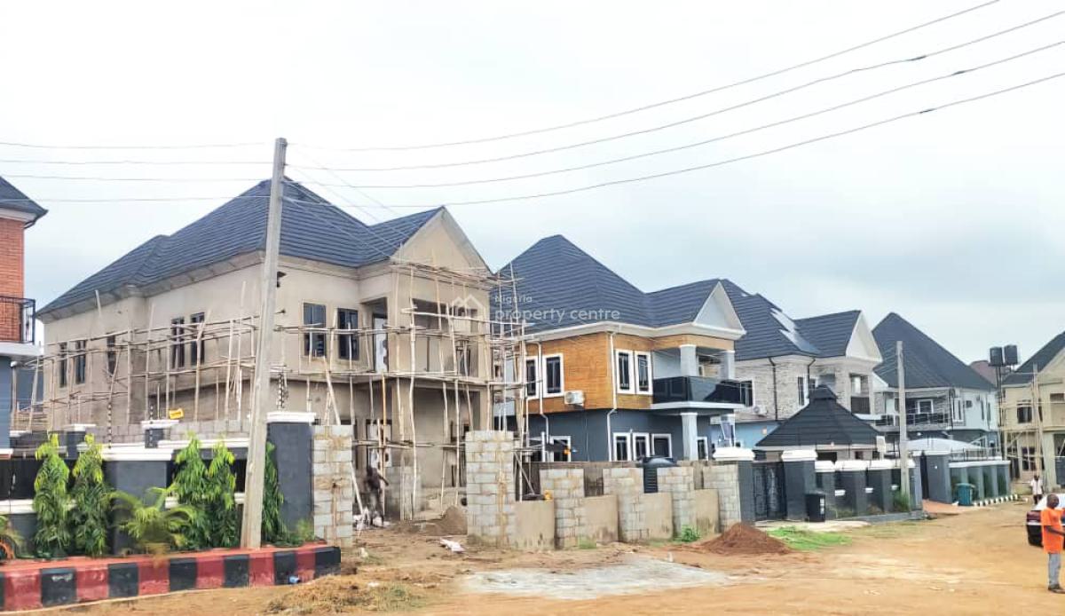 a Strongly Built Pre Finished 5bedroom Detached Duplex, Off Emmanuel Mbaka Bolivia, Lugbe, Airport Road, Abuja, Lugbe District, Abuja, Detached Duplex for Sale