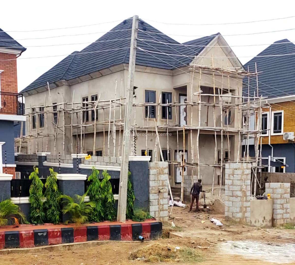 a Strongly Built Pre Finished 5bedroom Detached Duplex, Off Emmanuel Mbaka Bolivia, Lugbe, Airport Road, Abuja, Lugbe District, Abuja, Detached Duplex for Sale