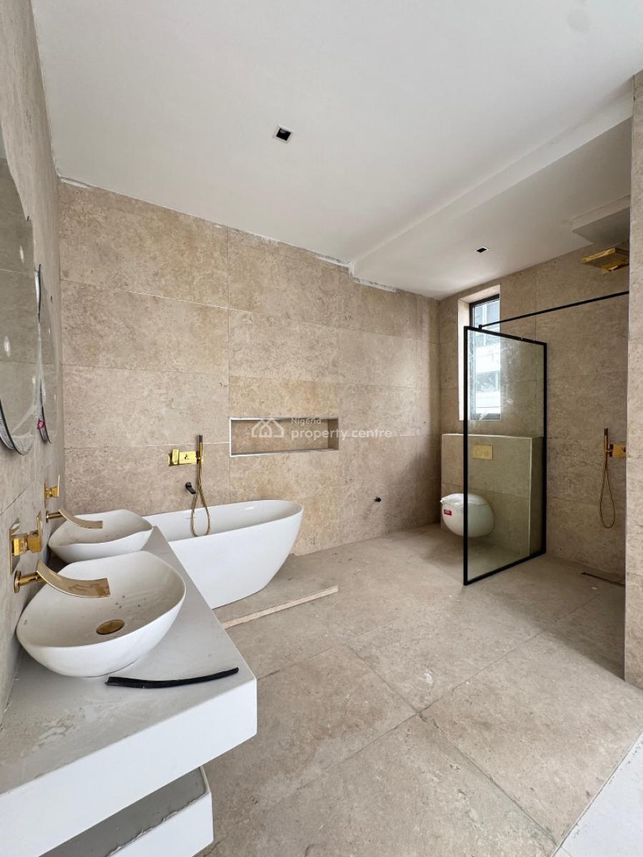 Magnificent 5 Bed Semi Detached  with a Pool, Lounge, Elevator, Cinema, Cowrie Creek Estate, Ikate Elegushi, Lekki, Lagos, Semi-detached Duplex for Sale