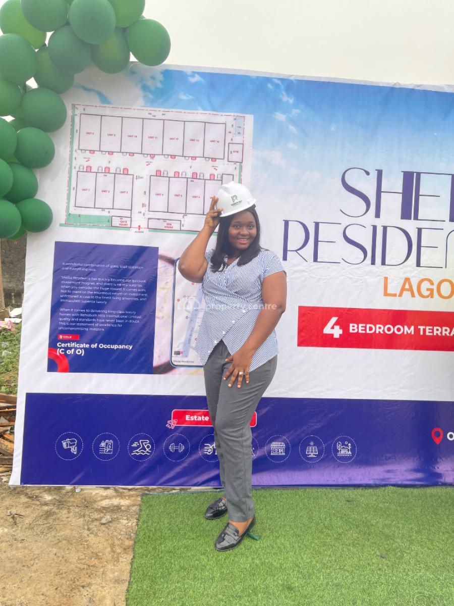 4 Bedroom Terraced Duplex, Sheba Residence, Sangotedo, Ajah, Lagos, Terraced Duplex for Sale