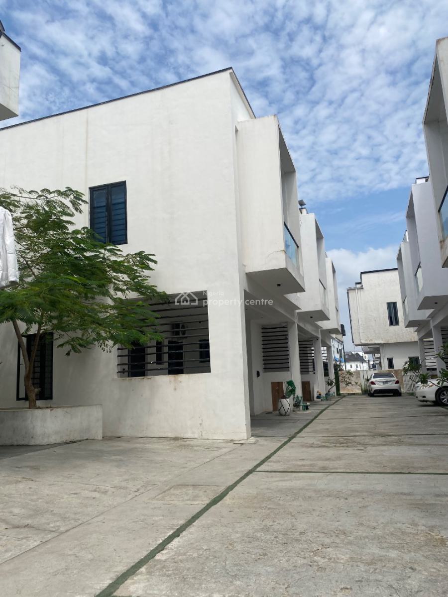 Partly Furnished 4 Bedroom Terrace Duplex., Emcel Garden Estate, Orchid Road., Lekki, Lagos, Flat / Apartment for Rent