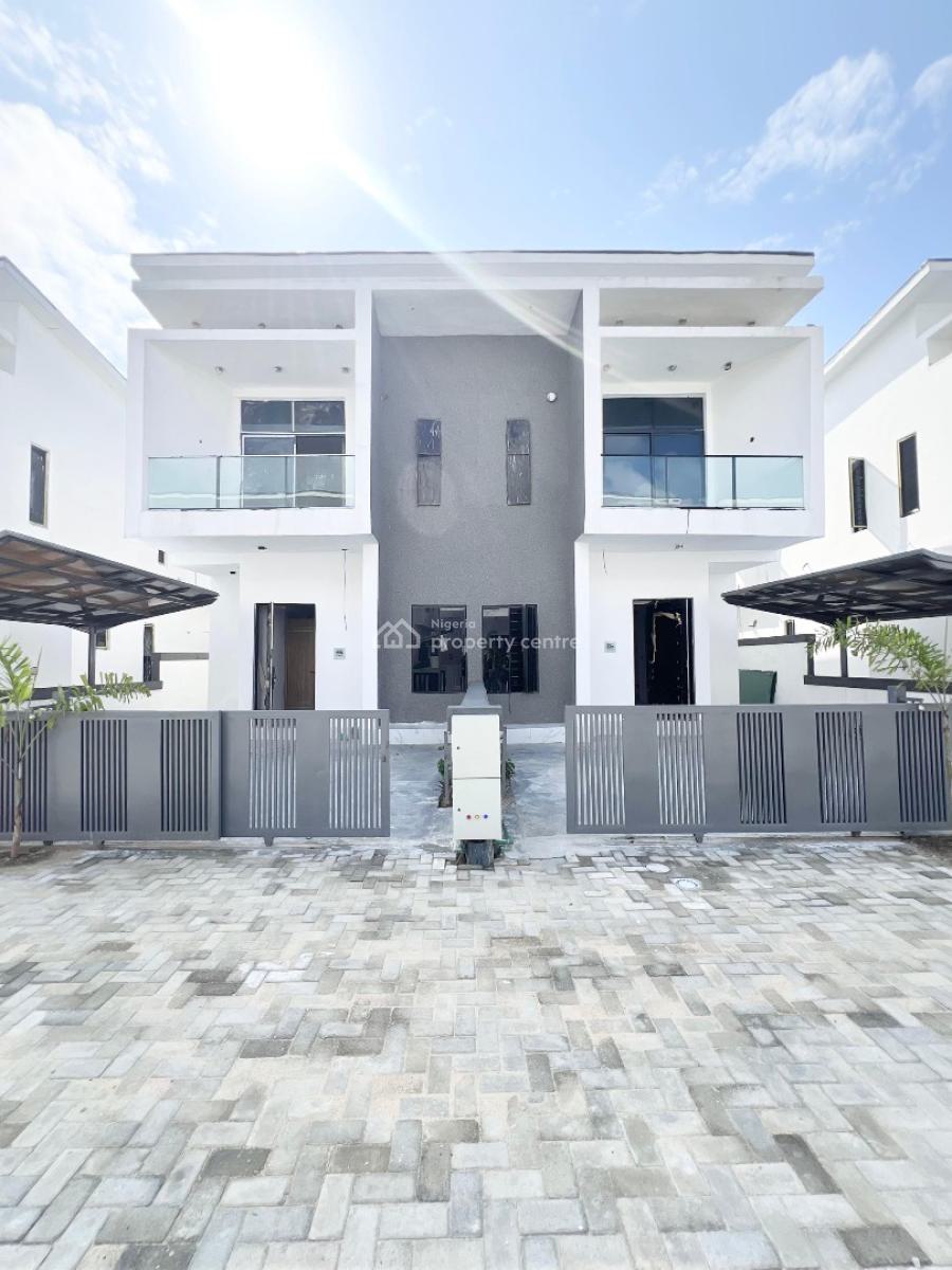 Newly Built 4 Bedroom Semi-detached., Lekki, Lagos, House for Sale