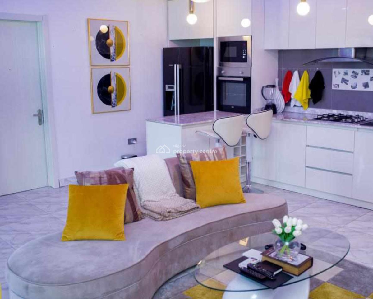 Luxury Furnishe and Serviced One-bedroom Penthouse, The Gilpins, Wale Alimi Opposite Atican and Paradise Beaches, Okun-ajah, Ajah, Lagos, Flat / Apartment for Rent