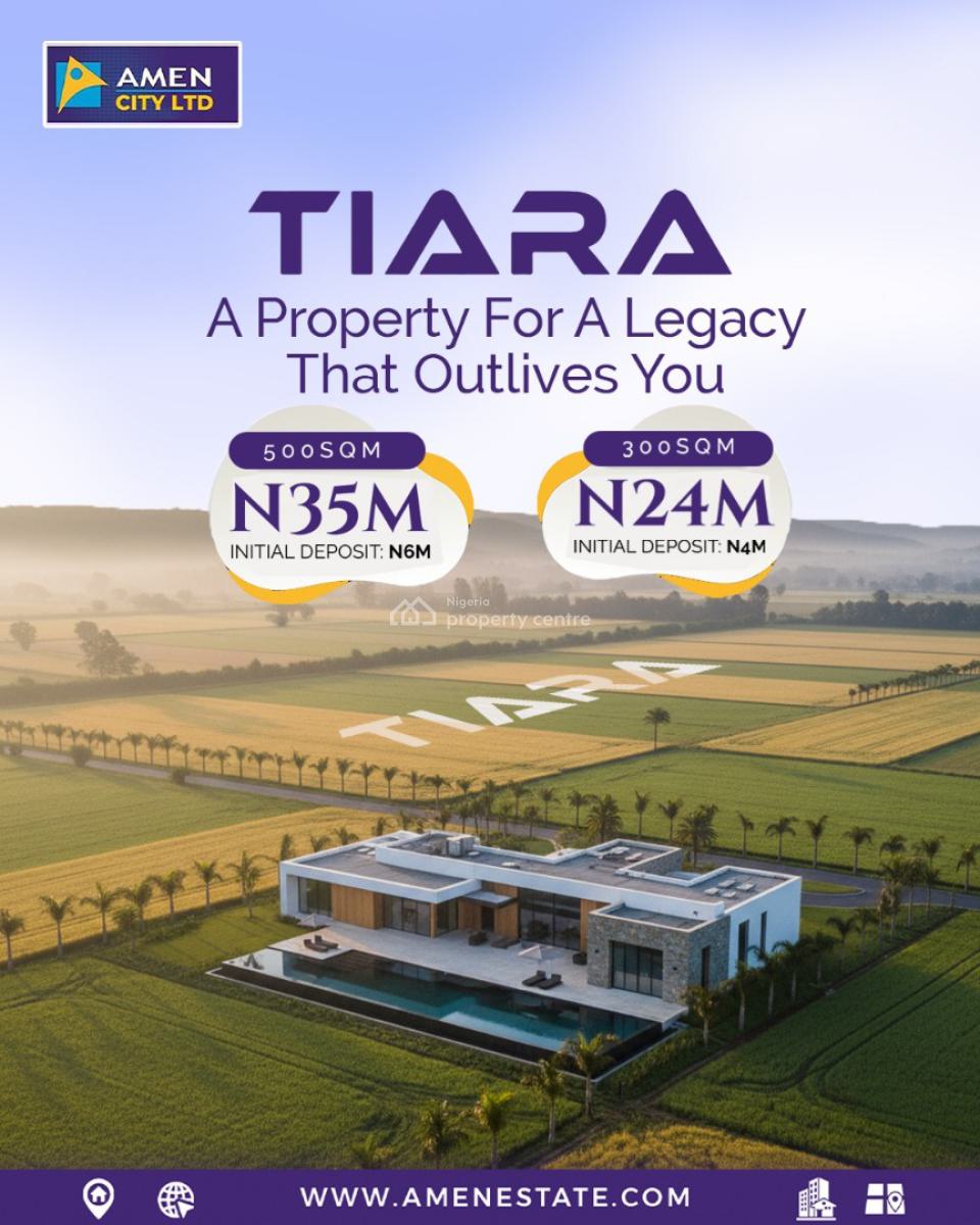 Dry & Ready to Live in Plots of Land at Tiara Estate, Ilamija Along Lekki-epe Expressway, Ibeju Lekki, Lagos, Residential Land for Sale