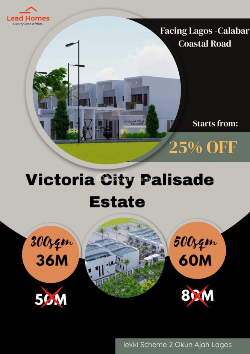 Verified Buy and Build Land with C of O, Victoria City Palisades Estate Abraham Adesanya Lekki Scheme 2, Ajah, Lagos, Land for Sale