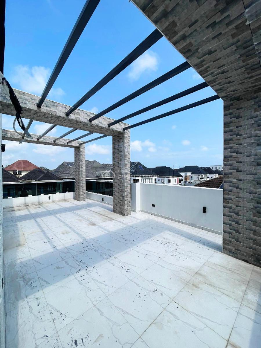an Opulent 6 Bedroom Fully Detached Duplex with Bq & Open Rooftop Terr, Chevron, Lekki, Lagos, Detached Duplex for Sale