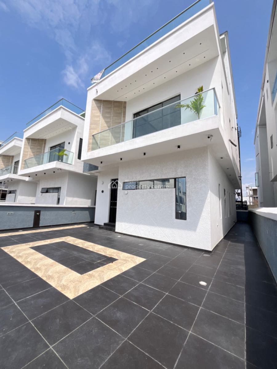 Contemporary 5 Bed Detached Duplex with Bq, Cinema & Rooftop, Osapa London, Lekki, Lagos, Detached Duplex for Sale