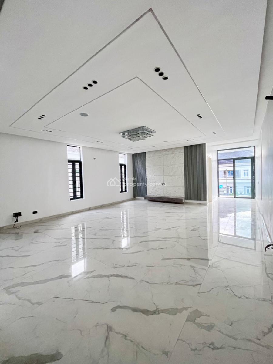 Contemporary 5 Bed Detached Duplex with Bq & Swimming Pool, Chevron, Lekki, Lagos, Detached Duplex for Sale