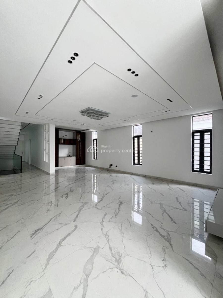 Contemporary 5 Bed Detached Duplex with Bq & Swimming Pool, Chevron, Lekki, Lagos, Detached Duplex for Sale