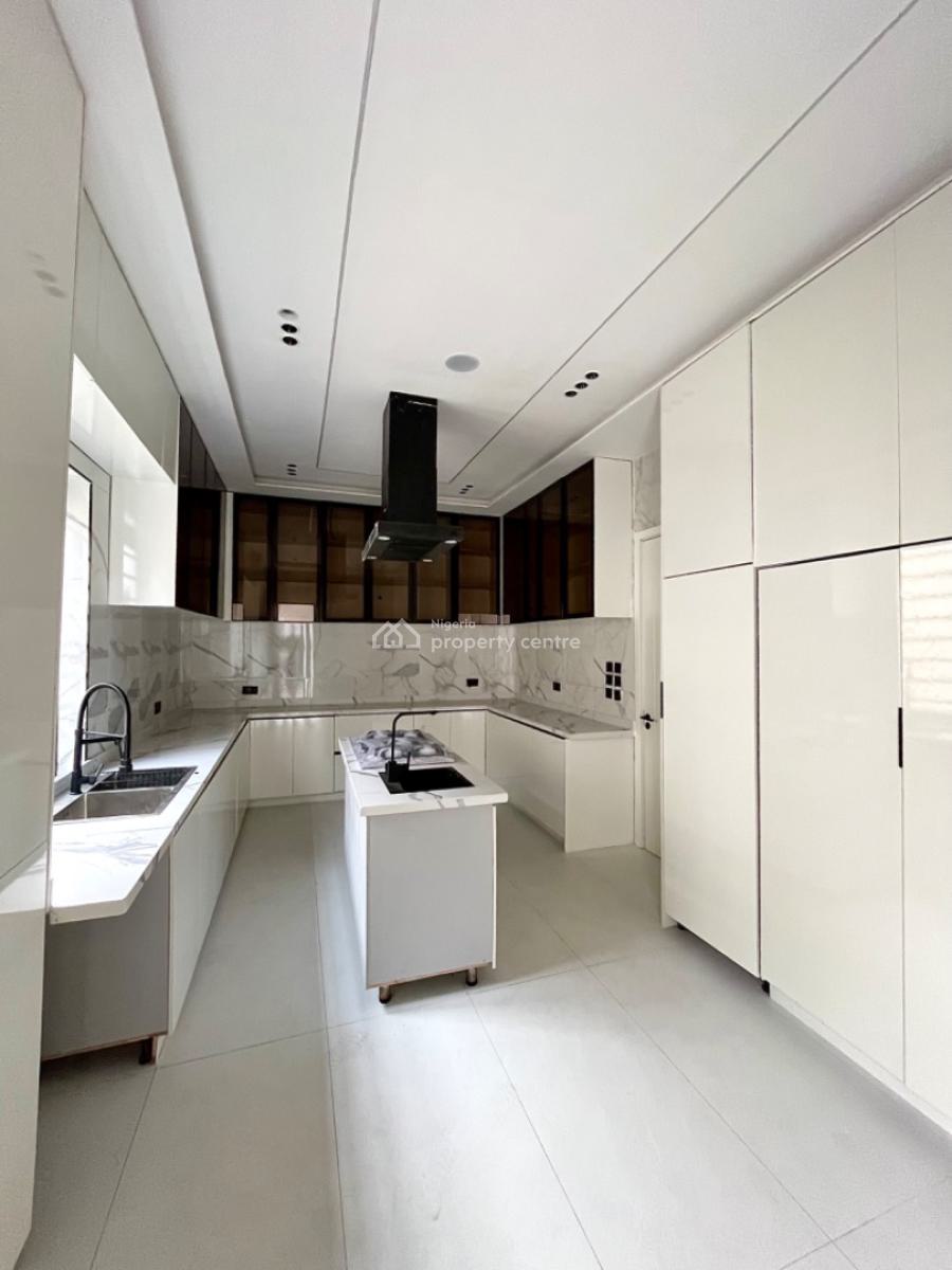 Contemporary 5 Bed Detached Duplex with Bq & Swimming Pool, Chevron, Lekki, Lagos, Detached Duplex for Sale