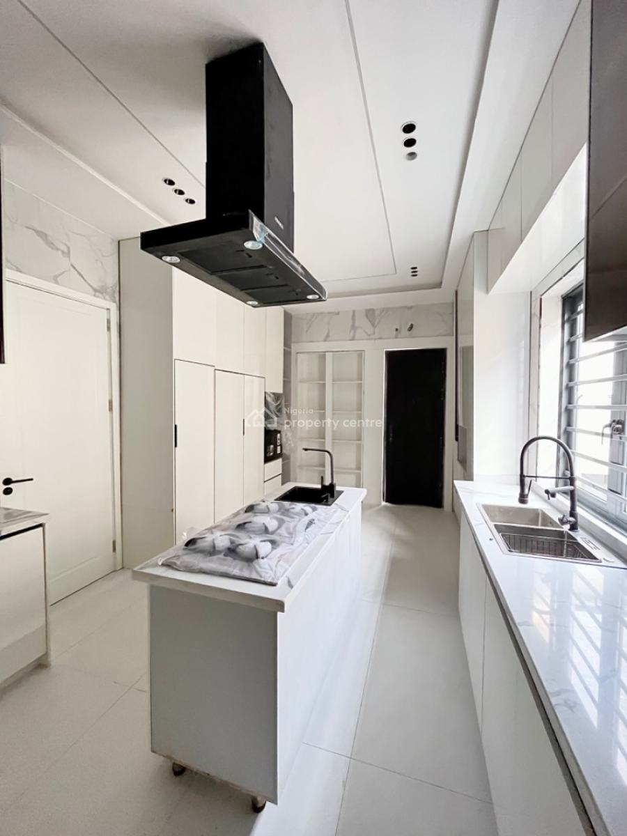 Contemporary 5 Bed Detached Duplex with Bq & Swimming Pool, Chevron, Lekki, Lagos, Detached Duplex for Sale