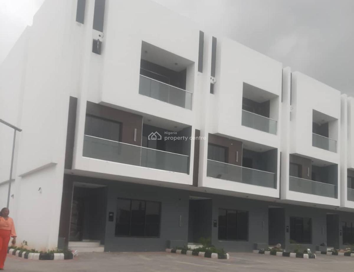Brand New and Serviced with 24/7 Power Supply 4 Bedroom En-suite Townh, Lekki Phase 1, Lekki, Lagos, Terraced Duplex for Rent